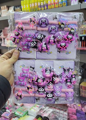 Çok Renkli Elastik Çocuk Saç Tokaları ve Bantları - Görsel 3