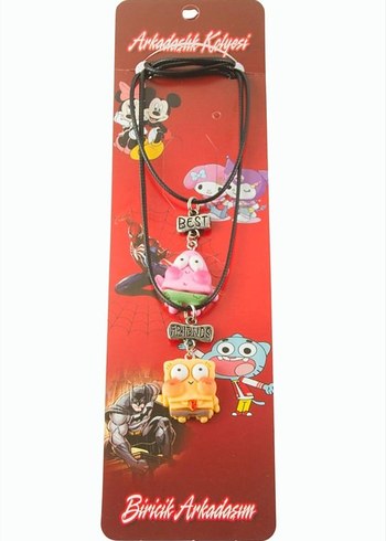 Renkli Boncuklu Rock Punk Çocuk Kolyesi - Görsel 4