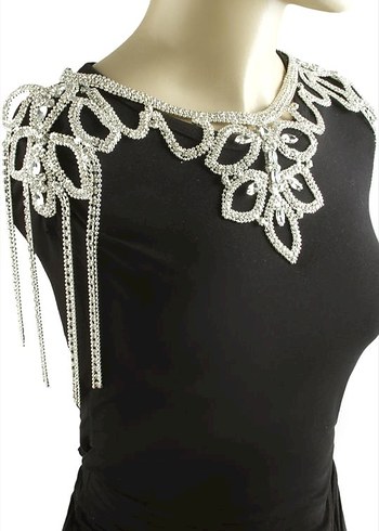 Altın Renkli Boncuklu Vücut Zinciri - Görsel 7