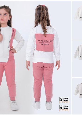 Kız Çocuk Pembe 
3 ile 10 yaş çocuk takım A kalite fiyat 600 TL - Görsel 2