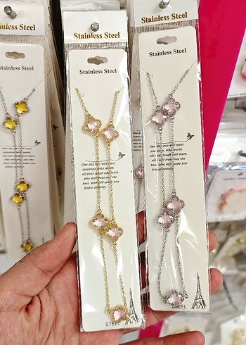 Yeşil Zincir Detaylı Kadın El Zinciri - Görsel 3