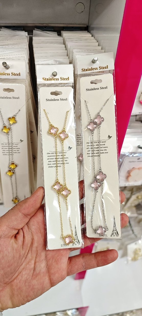 Yeşil Zincir Detaylı Kadın El Zinciri - Görsel 3