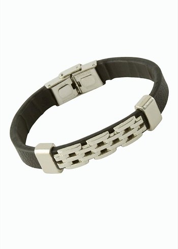 Gri Minimalist Erkek Bileklik - Görsel 3