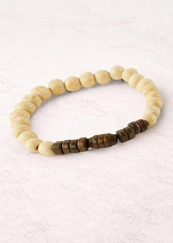 Erkek Siyah Boncuklu Bohem Bileklik - Görsel 4