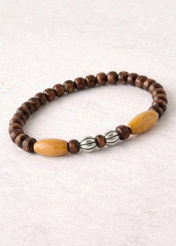 Erkek Siyah Boncuklu Bohem Bileklik - Görsel 3