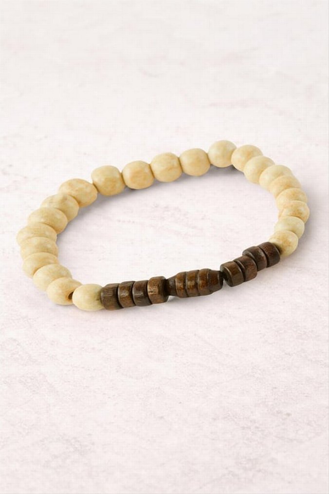 Erkek Siyah Boncuklu Bohem Bileklik - Görsel 4