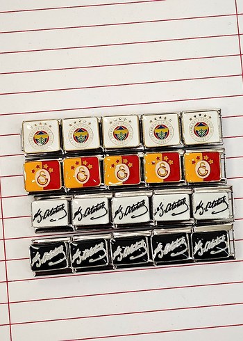 Renkli Nakışlı Boncuklu Kadın Charmları - Görsel 2