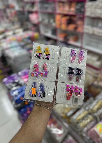 Renkli Elastik Çocuk Saç Tokaları - Görsel 9