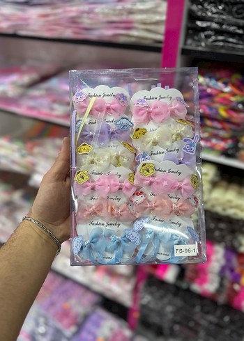 Renkli Elastik Çocuk Saç Tokaları - Görsel 4