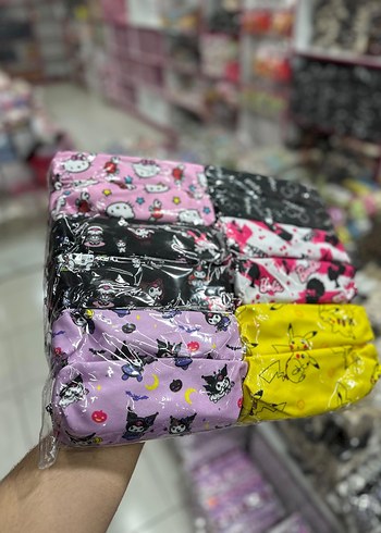 Renkli Elastik Çocuk Saç Tokaları - Görsel 14