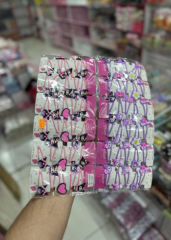 Renkli Elastik Çocuk Saç Tokaları - Görsel 18