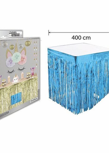 Pastel Pembe 400 cm Parti Püskülü - Görsel 7