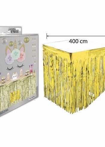 Pastel Pembe 400 cm Parti Püskülü - Görsel 3