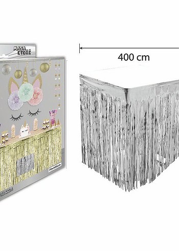 Pastel Pembe 400 cm Parti Püskülü - Görsel 2