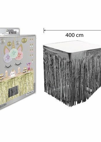 Pastel Pembe 400 cm Parti Püskülü - Görsel 6