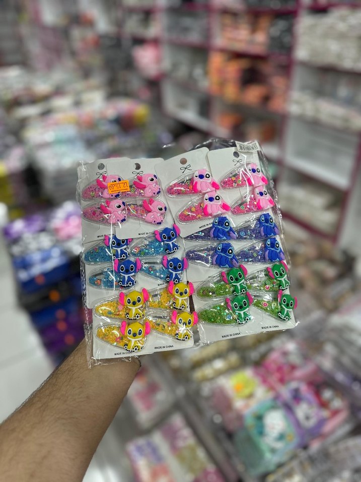 Renkli Çocuk Toka Seti - Rock Punk Tarzı - Görsel 4