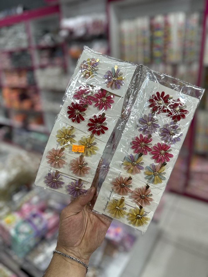 Renkli Çocuk Toka Seti - Rock Punk Tarzı - Görsel 2