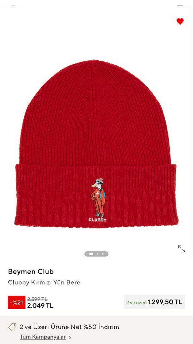 Kadın Örgü Kahverengi Street Wear Bere - Görsel 2