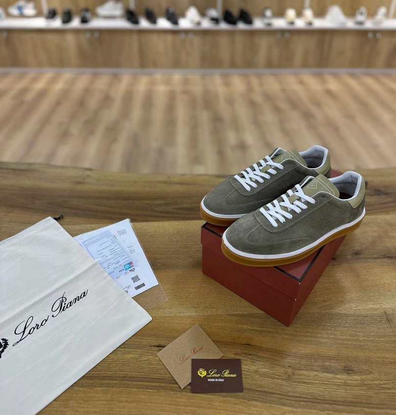 loro piana
Erkek Açık Kahverengi Süet Günlük Ayakkabı - Görsel 4