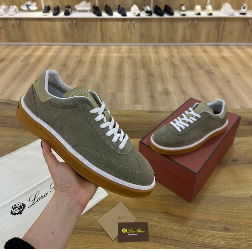 loro piana
Erkek Açık Kahverengi Süet Günlük Ayakkabı - Görsel 3