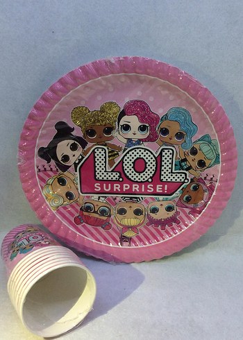 Siyah Baskılı Tabak ve Bardak Seti - Görsel 13