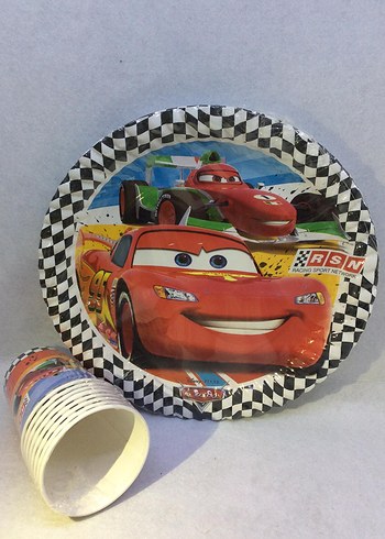 Siyah Baskılı Tabak ve Bardak Seti - Görsel 12