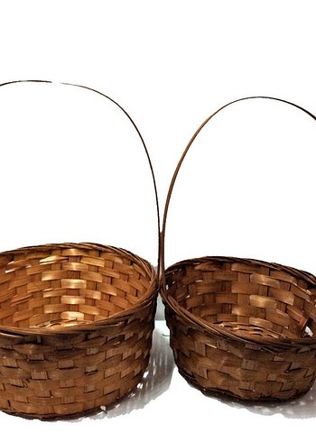 Bej Renkli Hasır Sepet Seti - Görsel 3