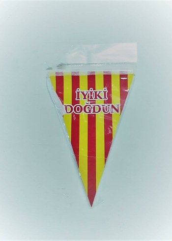 Siyah Beyaz İyiki Doğdun Parti Bayrağı - Görsel 12