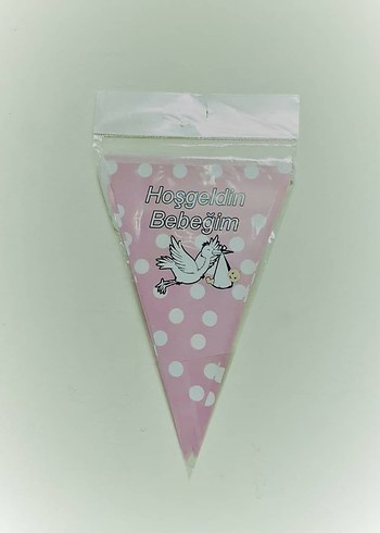 Siyah Beyaz İyiki Doğdun Parti Bayrağı - Görsel 11