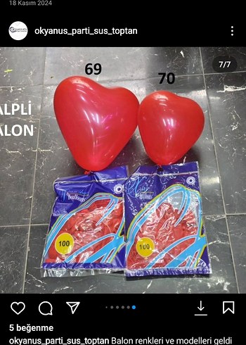 Renkli Metalik Parti Balonları - Görsel 8