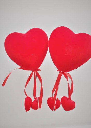 Beyaz Peluş Ayıcıklar Renkli Kurdeleli - Görsel 3