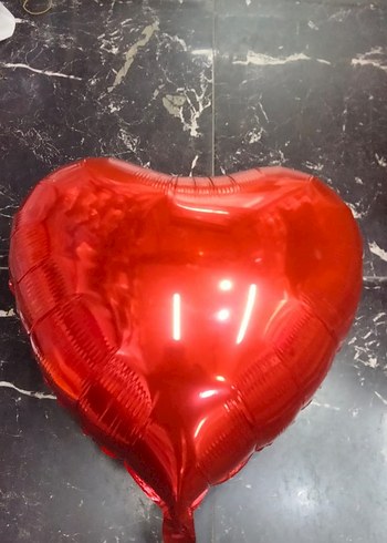 Altın Renk Kalp Şeklinde Folyo Balon - Görsel 2