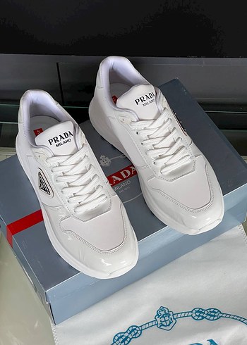 Beyaz Erkek Spor Ayakkabı - Görsel 3