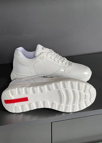 Beyaz Erkek Spor Ayakkabı - Görsel 2