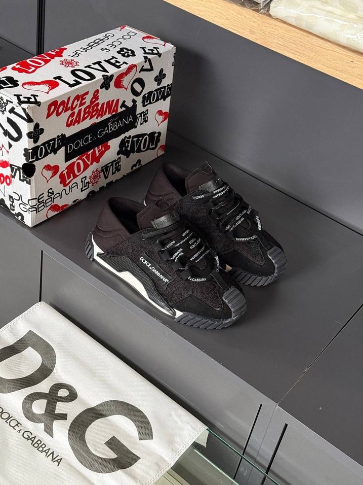 Siyah Erkek Spor Ayakkabı Velcro Bağcıklı - Görsel 3