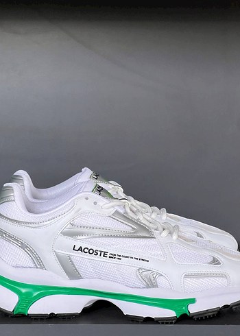 Lacoste Beyaz Yeşil Erkek Spor Ayakkabı - Görsel 2