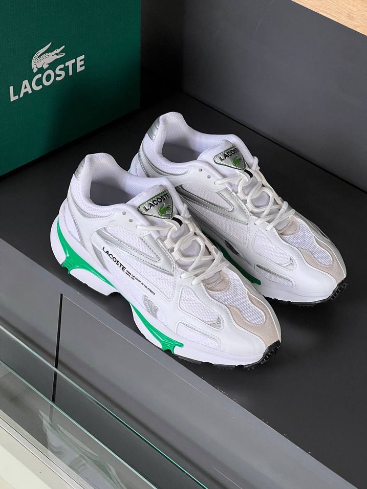 Lacoste Beyaz Yeşil Erkek Spor Ayakkabı - Görsel 3