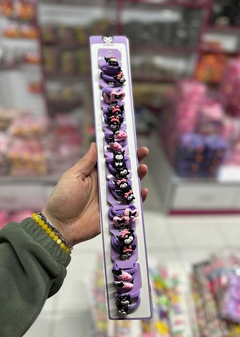 Renkli Payetli Kelebek Toka Seti - Görsel 16