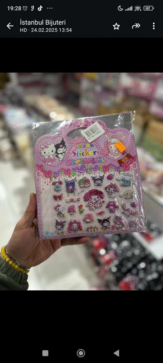 Renkli Payetli Kelebek Toka Seti - Görsel 4