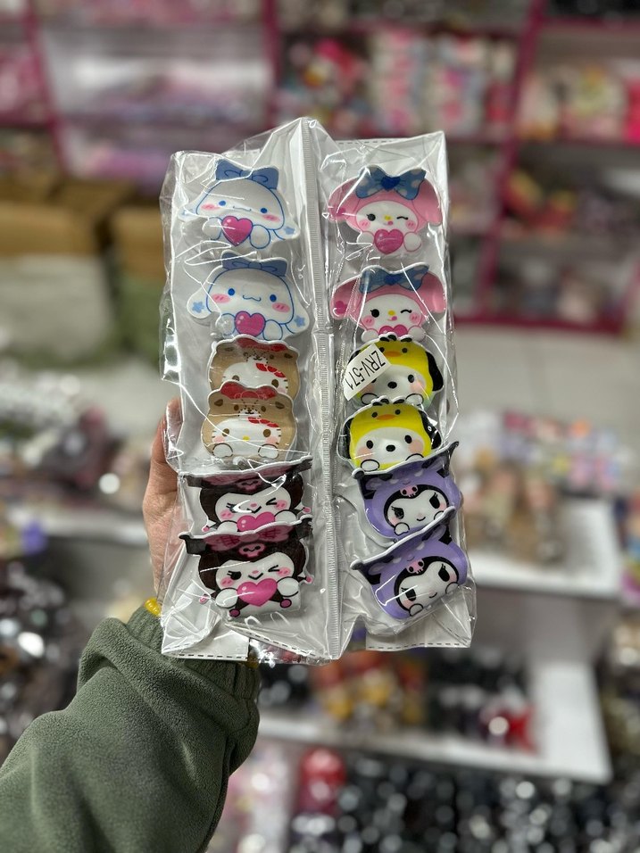 Renkli Payetli Kelebek Toka Seti - Görsel 2