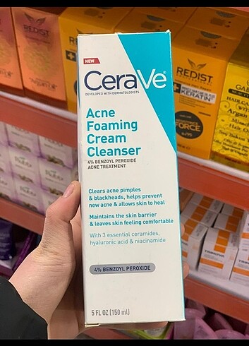 CeraVe Akne Karşıtı Köpüren Krem Yıkama 150ML