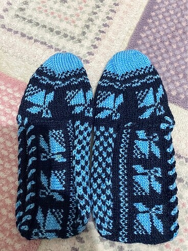 Beş şiş örgü patik - Görsel 2