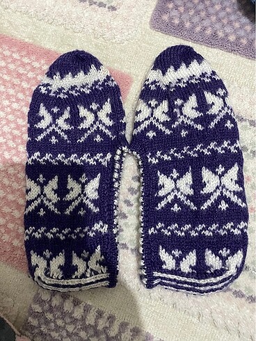 Beş şiş örgü patik - Görsel 4