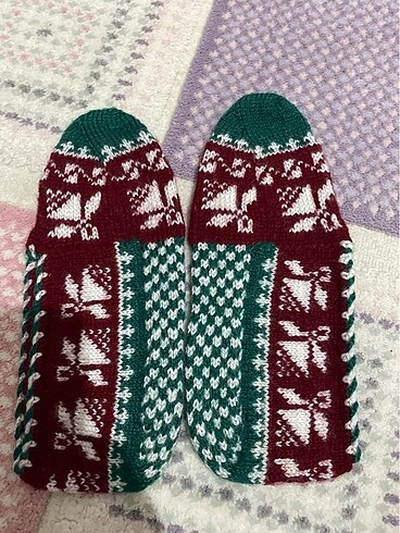 Beş şiş örgü patik - Görsel 9