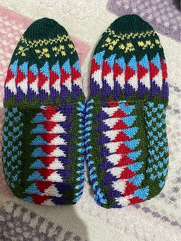 Beş şiş örgü patik - Görsel 5