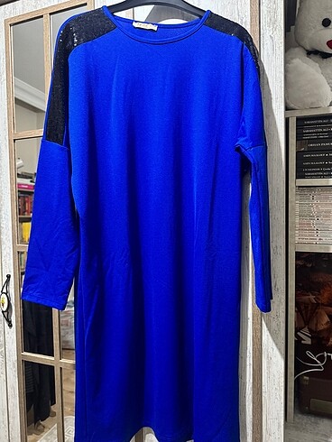 Lacivert pullu tunik