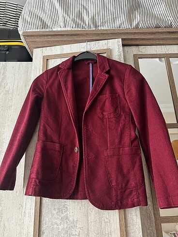 8-9 yaş lc waikiki bordo ceket