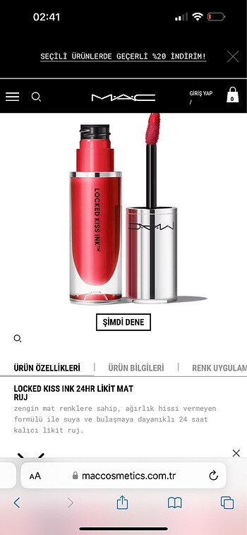 Mac locked kiss