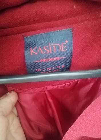 40 Beden bordo Renk Kaşe kaban