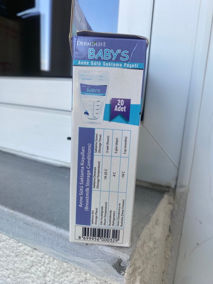 Anne Sütü Saklama Poşeti - Görsel 2